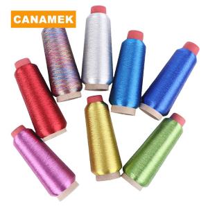 【CANAMEK】 3600M Manual Bright Silk Gold Thread Silver Thread Computer Embroidery Thread