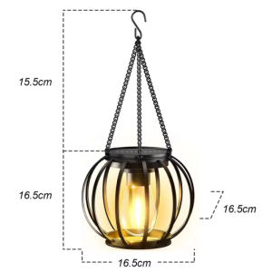 Runvictor Solar Outdoor Lights Solar Lanterns Solar Hanging Lights Waterproof Energy-efficient Easy To Hang Backyard Camping Patio Garden Decoration