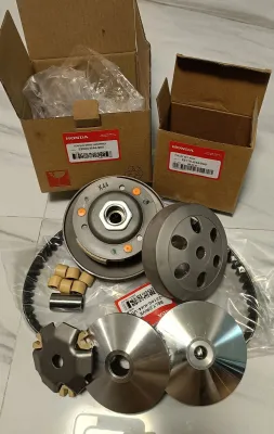 CVT BEAT FI SET HONDA GENUINE PARTS 23244-K44-900 (Pulley set + Driveface + Belt +Torque drive assembly) PLUG N PLAY