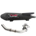 Moto Lupo Motorcycle HIFAST Exhaust Pipe For Mio Sporty Pipe Muffler With Stainless Elbow 1Set. 