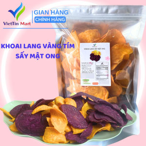 500g Khoai lang vàng + tím sấy mật ong - Viettinmart chuyên cung cấp sỉ lẻ thực phẩm và các món ăn vặt khác cam kết chất lượng sản phẩm