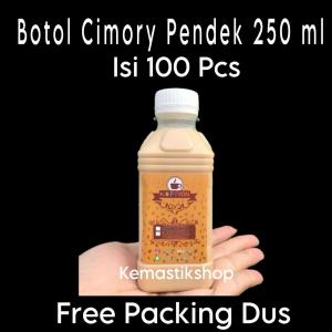Botol Cimory Pendek 250ml Isi 100 pcs + Packing Dus