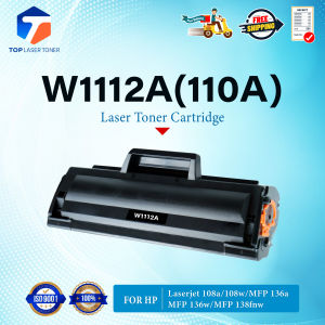 หมึกเทียบเท่า W1112A (110A)/W1112 1112A For Printer HP Laser MFP 136w/136a/136nw/138pn/138pnw/138p/108a/108w