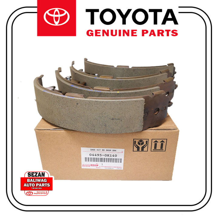 ORIGINAL TOYOTA INNOVA 20152022 BRAKE SHOE KIT 044950K140 Lazada PH