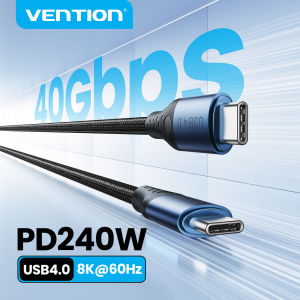 Đề cập đến Cáp USB4 240W 40Gbps 8K@60Hz Loại C Cáp USB C sang Loại C PD3.1 Dây sạc nhanh Truyền dữ liệu cho MacBook iPhone 172026