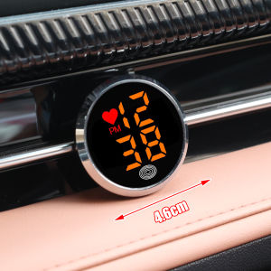 New Luminous Electronic Watch Touch Lighting Clock Car Dashboard Vent Waterproof Stickable LED Electronic Watch Car Decoration Accessories