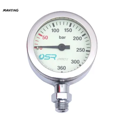 Scuba Dive Brass Pressure Gauge Dual Readings With luminous