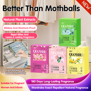 ✨Hot Sale✨No Toxic Antimold Incense Camphor Pills Moistureproof Lasting Fragrance/Wardrobe Sachets/Anti-Mildew Anti-Insect Moisture-Proof And Deodorizing/Indoor Cockroach-Proof Mothballs防霉防虫防潮香氛樟脑丸