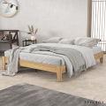 Queen Bed - MILLERS Series - 1 Color - Zen Style Queen Bed - Katil Queen Kayu - Katil Queen - Beds. 