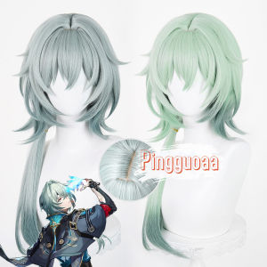 【Manmei】Honkai: Star Rail Anaxa Cosplay Wig 65cm Long Mixed Color Heat Resistant Synthetic Hair