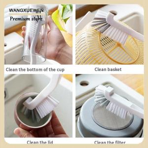 [COD] Làm Sạch Bàn Chải Hẹp Dài Xử Lý Bể Cá Sữa Chai Nắp Ống Thủy Tinh Sạch Bàn Chải