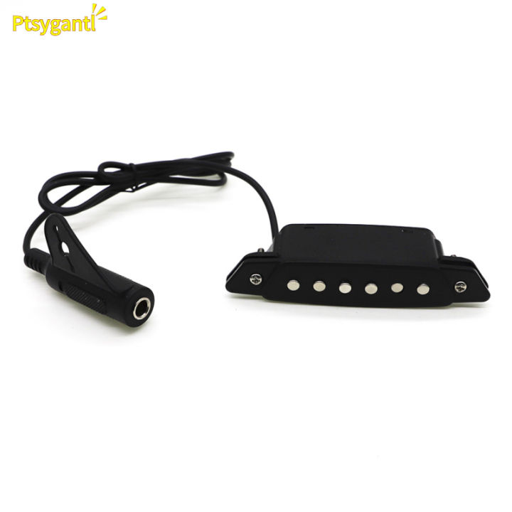 Ptsygantl SH85 Acoustic Guitar Pickup No Drilling 6Hole Guitar Pickup