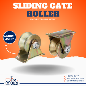 V Groove Heavy Duty Pulley Sliding Gate Roller Wheel Color Steel Pulley 1.5IN 2IN 2.5IN 3IN 4I For Smooth Sliding Gate