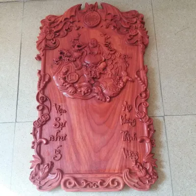 tranh gỗ lốc lịch kích thước 68cmx40cm