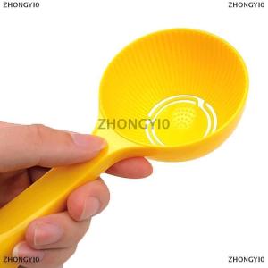 [COD] ZHONGYI0 Nhựa hình thìa thìa gạo không dính DIY gạo Scoop khuôn gạo bóng muỗng nửa vòng gạo Cháo muỗng phụ kiện nhà bếp