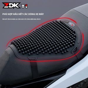 Đệm Lót Yên Xe Máy ZDK Êm Mềm | Đệm Xe Máy Cho Shipper | Chống Đau Mông Lưng | Thoáng Khí