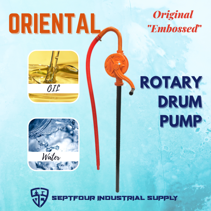 Original Oriental Manual Hand Rotary Oil Drum Pump Total Length