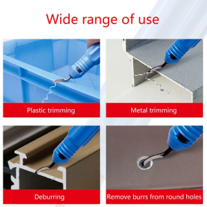 Deburring Tool Deburrer with Plastic Handle Deburring Tool 360 Degree Rotatable for Resin Pipe Plastic 3D Printer