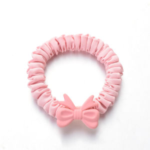 【♡Lovely girls house♡】10 Pcs/Set Fashion Elastic Bow Hair Band for Women Girls 2022 Korean Style Cute Pink Hair Accessories