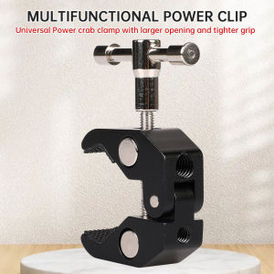 Super Clamp Crab Claw Clamp Tongs Pliers Clip Bracket For Camera Tripod Monopod Studio Flash Bracket Tripod Arm Camera