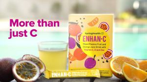 SpringHealth® ENHAN-C® Mixed Passion Fruit and Orange Juice Drink with Vitamin C D and Zinc (20S) 【Exp: July 2027 】