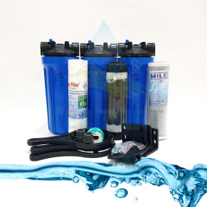 Aermart - Paket Filter Air Sumur 3 Housing - SedimenManganeseCTO - Filter Air Siap Pakai