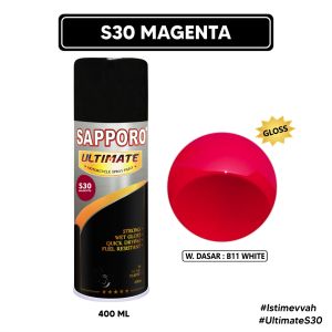 Sapporo Ultimate S30 Magenta: Cat Spray Semprot Terbaik
