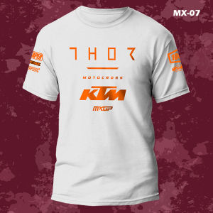 T-Shirt Motocross White Series | Kaos Otomotif Atasan Pria | Kualitas Distro | Desain Terbaru | Lengan Pendek