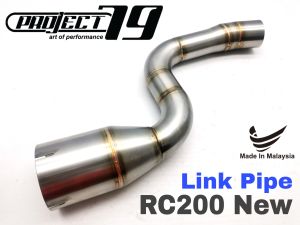 Exhaust Project79 KTM DUKE200 V2 NEW Piping Slip on Muffler Stainless Steel Project79 QPM23SV/BK Accessories Motor