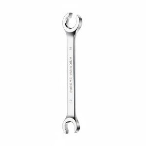 CONVENE MAXIMIZE64ZE3 8-19mm Flare Nut Wrench Mirror Finish Open Ring Brake Line Wrench Hand Tool Double Head Open Ring Spanner Car Repair