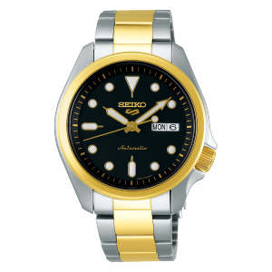 SEIKO 5 SPORTS Automatic Two Tone Stainless Steel Watch SRPE60K1 (3 Year Warranty)