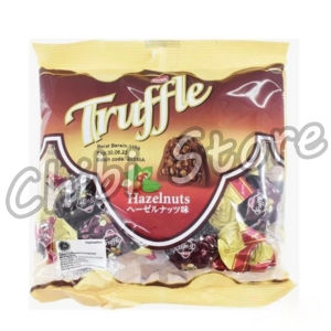 Elvan Truffle Cokelat isi Krim Rasa Caramel Coconut Hazelnut Milk Strawberry Tiramisu - Chocolate Truffle Arab Turki Aneka Rasa - Compound Chocolate With Crisped Rice and Cream - Coklat Truffles Rasa Kelapa Caramel Hazelnut Susu Stroberi Tiramisu 115-120g