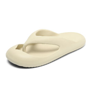 [Free Shipping] WomenS Summer Flip-Flops New Style For Couples Thick-Soled Suitable For Wearing Outdoors MenS Bathroom Slippers For Showering Everyday Use