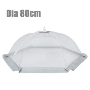 60/70/80cm Kitchen Folding Food Net Cover Table Mosquito-Proof Umbrella Food Cover Kitchen Accessories