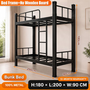 Bunk Bed Iron Staff Dormitory Bed Student Dormitory Bed Metal Heavy Duty Bed