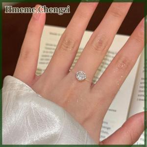 Hmeme Fashion Zircon Ring For Women Transparent Fishing Line Rings Jewelry Gift