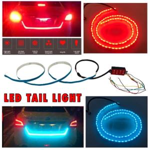 CPA 120cm Car Rear Trunk Light Tail Box Tail Lights Turn Signal LED Strip (Ice Blue/Red) (#1388)