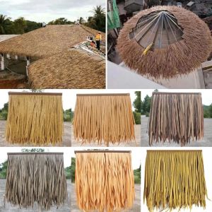 LITUILI Retardant Simulation Straw Roof Fake PVC Grass Roof Home Garden Decor Rainproof Thatch Decorative Hut Fence