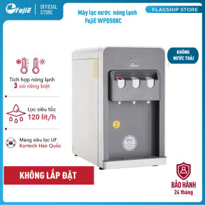 Máy lọc nước nóng lạnh mini để bàn nhập khẩu FujiE 4 cấp lọc nước gia đình uống trực tiếp làm lạnh Block