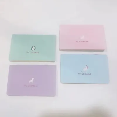 Unicorn Cash notebook Tracker （Bank Passbook）4 Color