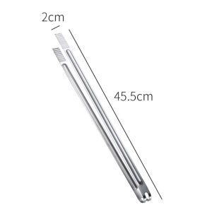 BBQ Food Clip Tong Stainless Steel/Cooking Tweezer Utensil Kitchen/Bar Grill Steak Meat Clamp Serving Tool Kit
