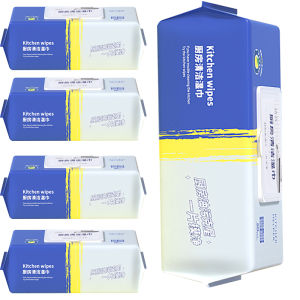 400pcs Disposable Special Cleaning Wipes / Extra Large Kitchen Wipes / Effectively Remove Oil and Dirt for Countertop Glass Dish / Oil Stain Wiping Tissue Paper