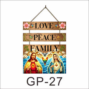 God bless home/world/hope/lives/journey hanging deocr
