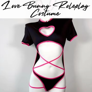 Mens Costume: Polyester Love Bunny Costume Underwear with Headband (G488)