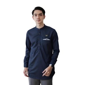 Baju Koko Kurta Pria Dewasa Lengan Panjang Katun Adem Serap Keringat Nyaman