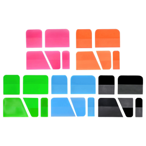 5pcs TPU Squeegees Set Flexible Squeegee Tool Vehicle Maintenance Tool set for Car Protection & Household Cleaning