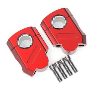 Universal Handlebar Risers Kit Road Motorcycle Accessory Height Adjustment Improves Ridings Posture for Quick Mount