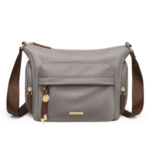 GOLF QUALITY Fashionable Oxford Cloth Womens Shoulder Crossbody Bag Small Casual Womens Purse Mobile Phone Bag Femal Single Shoulder Bag Zipper Closure Apricot Black Khaki Brown