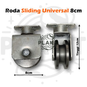 Roda Pagar Sliding Heavy Duty 8cm / Roda New Sliding 360 derajat