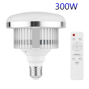 300W LED Light Bulb Bi-Color 3000K-6000K Photography Lamp Bulb With Remote Control